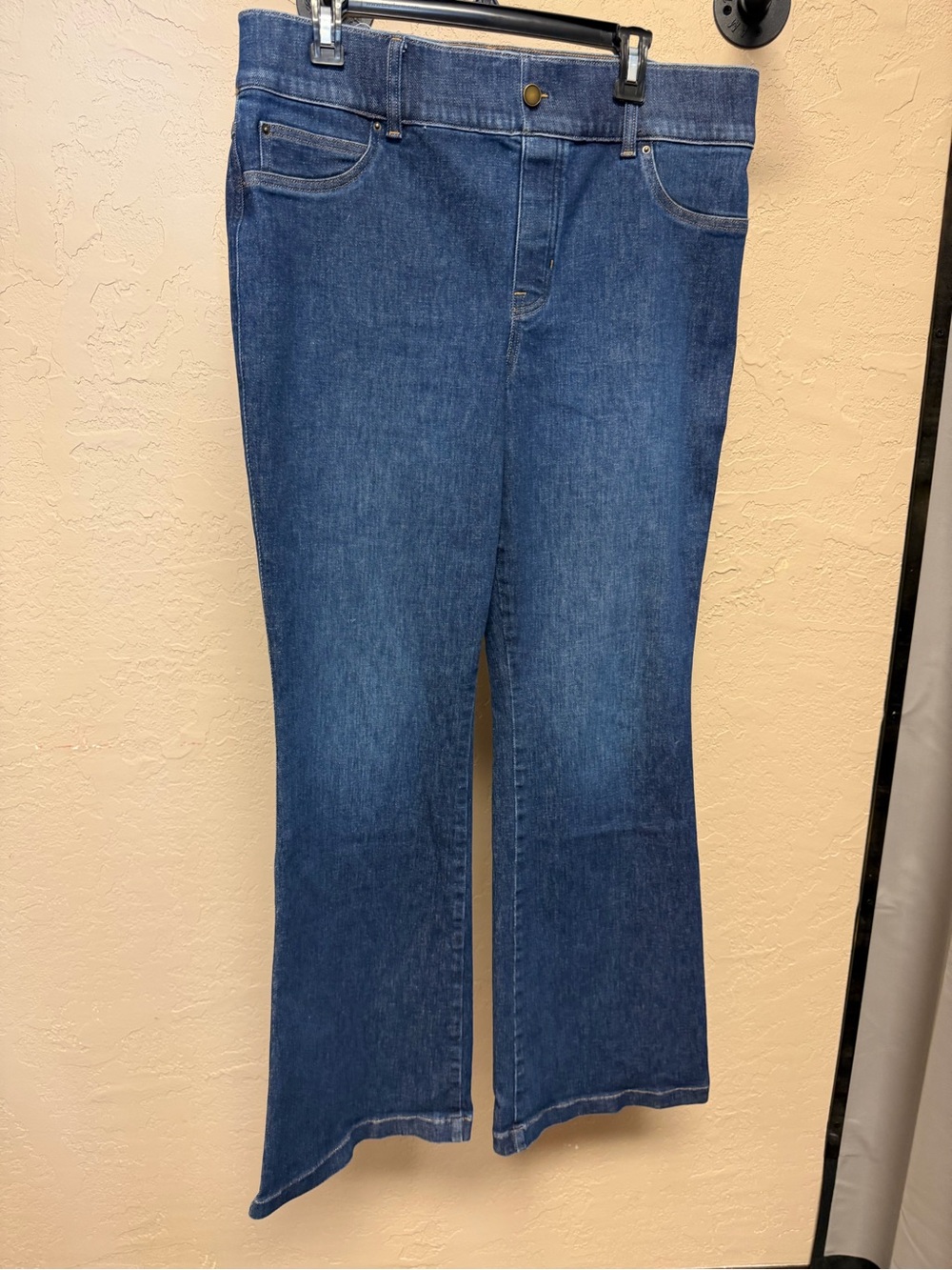 SPANX Medium Blue Flare & Wide Leg Jeans